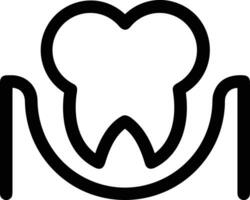 Zahn Zahnarzt Symbol Symbol Bild Vektor. Illustration von das Dental Medizin Symbol Design Grafik Bild vektor