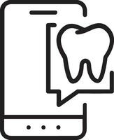 Zahn Zahnarzt Symbol Symbol Bild Vektor. Illustration von das Dental Medizin Symbol Design Grafik Bild vektor