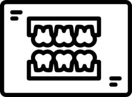 Zahn Zahnarzt Symbol Symbol Bild Vektor. Illustration von das Dental Medizin Symbol Design Grafik Bild vektor