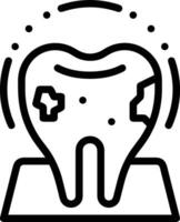 tand tandläkare ikon symbol bild vektor. illustration av de dental medicin symbol design grafisk bild vektor