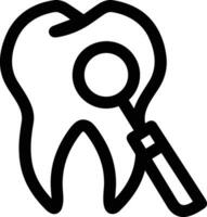 tand tandläkare ikon symbol bild vektor. illustration av de dental medicin symbol design grafisk bild vektor