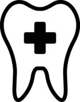 Zahn Zahnarzt Symbol Symbol Bild Vektor. Illustration von das Dental Medizin Symbol Design Grafik Bild vektor