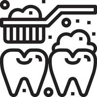 tand tandläkare ikon symbol bild vektor. illustration av de dental medicin symbol design grafisk bild vektor