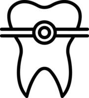 tand tandläkare ikon symbol bild vektor. illustration av de dental medicin symbol design grafisk bild vektor