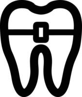 Zahn Zahnarzt Symbol Symbol Bild Vektor. Illustration von das Dental Medizin Symbol Design Grafik Bild vektor