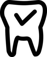 Zahn Zahnarzt Symbol Symbol Bild Vektor. Illustration von das Dental Medizin Symbol Design Grafik Bild vektor