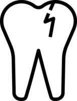 Zahn Zahnarzt Symbol Symbol Bild Vektor. Illustration von das Dental Medizin Symbol Design Grafik Bild vektor