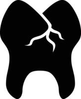 Zahn Zahnarzt Symbol Symbol Bild Vektor. Illustration von das Dental Medizin Symbol Design Grafik Bild vektor