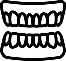 Zahn Zahnarzt Symbol Symbol Bild Vektor. Illustration von das Dental Medizin Symbol Design Grafik Bild vektor