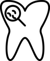 Zahn Zahnarzt Symbol Symbol Bild Vektor. Illustration von das Dental Medizin Symbol Design Grafik Bild vektor