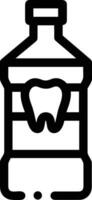 Zahn Zahnarzt Symbol Symbol Bild Vektor. Illustration von das Dental Medizin Symbol Design Grafik Bild vektor