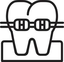 tand tandläkare ikon symbol bild vektor. illustration av de dental medicin symbol design grafisk bild vektor