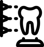 tand tandläkare ikon symbol bild vektor. illustration av de dental medicin symbol design grafisk bild vektor