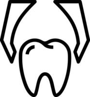 tand tandläkare ikon symbol bild vektor. illustration av de dental medicin symbol design grafisk bild vektor