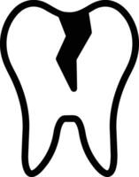 Zahn Zahnarzt Symbol Symbol Bild Vektor. Illustration von das Dental Medizin Symbol Design Grafik Bild vektor