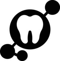 Zahn Zahnarzt Symbol Symbol Bild Vektor. Illustration von das Dental Medizin Symbol Design Grafik Bild vektor