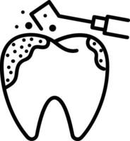 tand tandläkare ikon symbol bild vektor. illustration av de dental medicin symbol design grafisk bild vektor