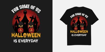 Halloween-T-Shirt-Design vektor