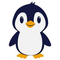 söt pingvin vektorillustration vektor