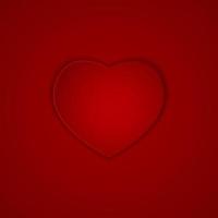 hjärta på röd bakgrund vektorillustration vektor