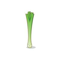 söt rolig vår lök vegetabiliska tecknad serie söt stil isolerat vektor illustration