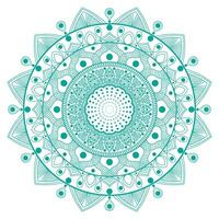 Mandala Vektor einfach Spitze abstrakt Blume runden