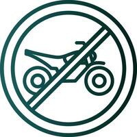 Nein Fahrrad Vektor Symbol Design