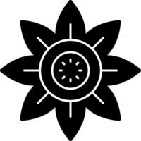 solros vektor ikon design