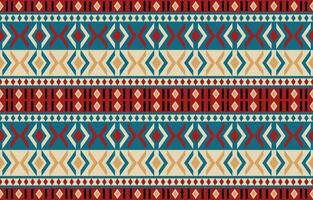 ethnisch abstrakt Ikat Kunst. aztekisch Ornament drucken. geometrisch ethnisch Muster nahtlos Farbe orientalisch. Design zum Hintergrund ,Vorhang, Teppich, Hintergrund, Kleidung, Verpackung, Batik, Vektor Illustration.