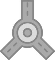 Kreisverkehr-Vektor-Icon-Design vektor