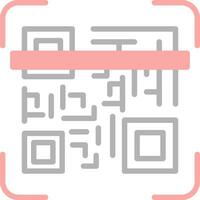 qr Code Scan Vektor Symbol Design