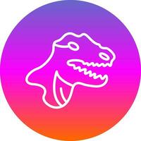 Tyrannosaurus rex Vektor Symbol Design