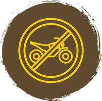 Nein Fahrrad Vektor Symbol Design