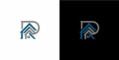 två logotyper för en verklig egendom företag vektor