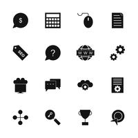 Satz von Vector SEO Search Engine Optimization Icons