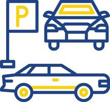 Parkplatz-Vektor-Icon-Design vektor