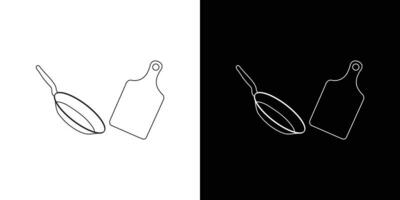 Hand gezeichnet Illustration Küche Werkzeuge vektor