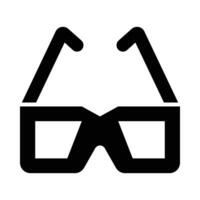 3 Sek Brille Vektor Glyphe Symbol zum persönlich und kommerziell verwenden.