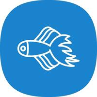 Betta Fisch Vektor Symbol Design