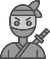 Ninja Vektor Symbol Design