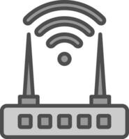 wiFi signal vektor ikon design