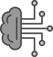 Intelligenz-Vektor-Icon-Design vektor