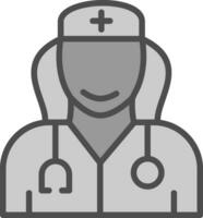 Krankenschwester-Vektor-Icon-Design vektor