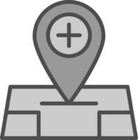 Standortvektor-Icon-Design vektor