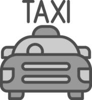 Taxi-Vektor-Icon-Design vektor