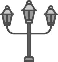 Straße Lampe Vektor Symbol Design