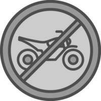 Nein Fahrrad Vektor Symbol Design