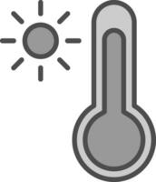 Temperatur-Vektor-Icon-Design vektor