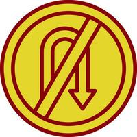 Nein Wende Vektor Symbol Design