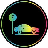 Parkplatz-Vektor-Icon-Design vektor